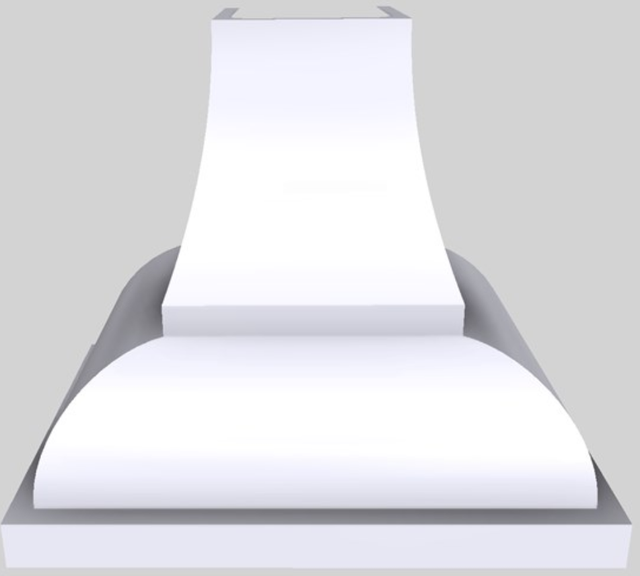 Vent-A-Hood® Designer Series 36" White Wall Mounted Range Hood-0