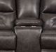 Southern Motion™ Customizable Pandora Double Manual Reclining Loveseat with Console-1