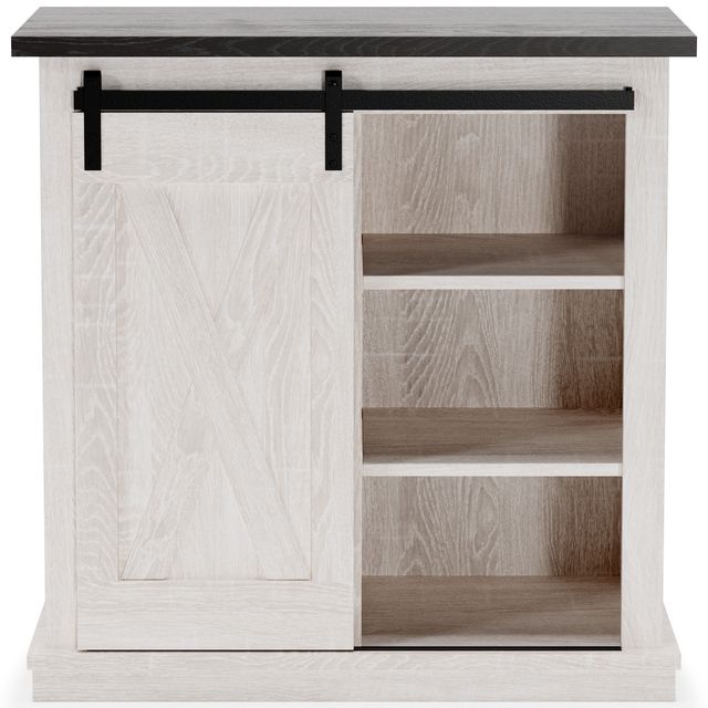 Signature Design by Ashley® Dorrinson Antique White Accent Cabinet-1