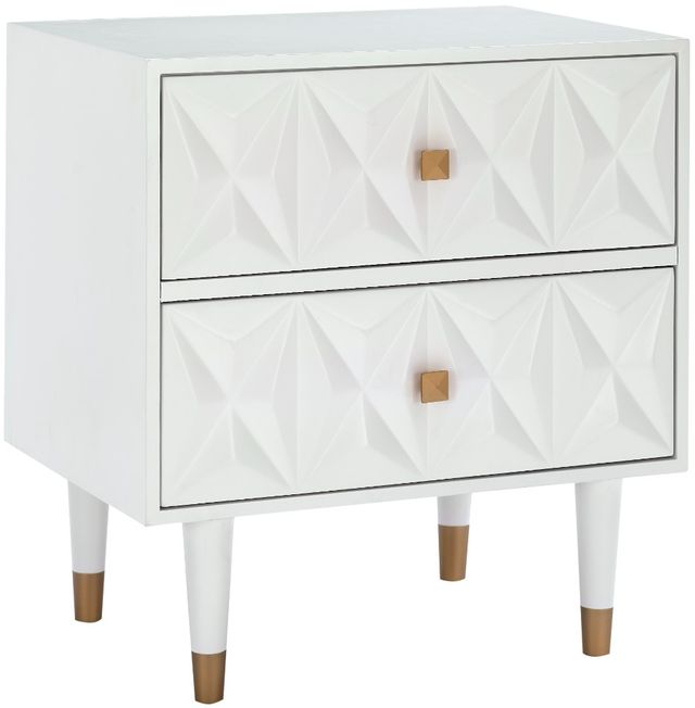 Linon Geo White Nightstand-0