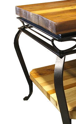 Forge Design Signature End Table with Shelve -1