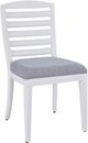 American Woodcrafters Heritage Coast 5-Piece Coastal White Pedestal Dining Table Set-3