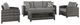 Signature Design by Ashley® Oasis Court 4-Piece Gray Aluminum/Fabric/Resin Outdoor Conversation Set-0