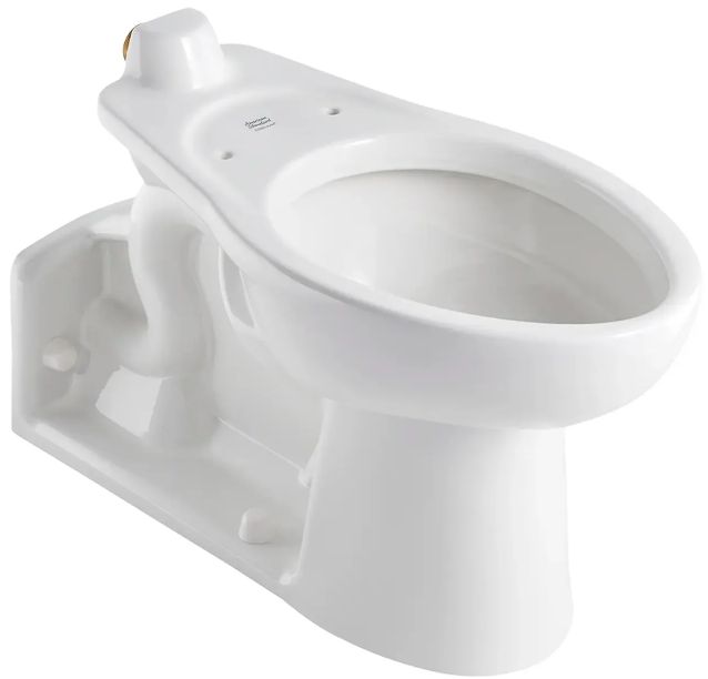 American Standard Priolo White Chair Height Back Spud Back Outlet Elongated EverClean® Bowl 1.1 – 1.6 gpf (4.2 – 6.0 Lpf)-0