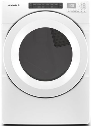 Amana® 7.4 Cu. Ft. White Front Load Electric Dryer