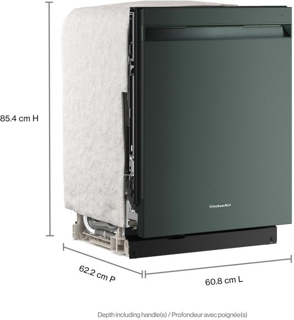 KitchenAid® 24" Juniper 360° Max Jets™ Third Rack Top Control Built-In Dishwasher with Advanced ProDry™ System-3