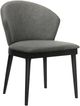 Armen Living Juno 2-Piece Black/Charcoal Dining Side Chair Set-2