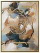 A & B Home Blue/Brown/Gold Whirlwind Wall Art-3