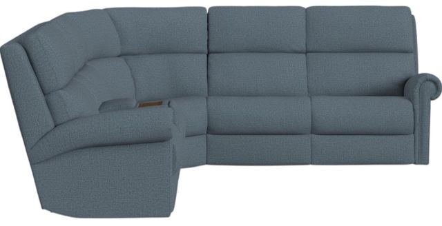 Flexsteel® Customizable Bernard Power Reclining Sectional with Power Headrest and Lumbar-3