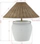 Forty West Marietta White Table Lamp-1