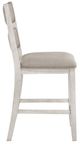 Homelegance® Savile Brushed Antique White/Light Gray Counter Height Chair-3