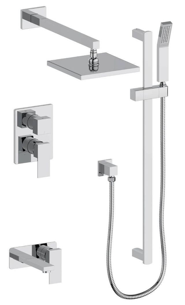 ZLINE Autograph Edition Bliss Chrome Shower System with 12" Oversized Shower Head-0