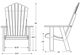 Nature's Best Furniture Customizable Adirondack Polyethylene Outdoor Chair-2