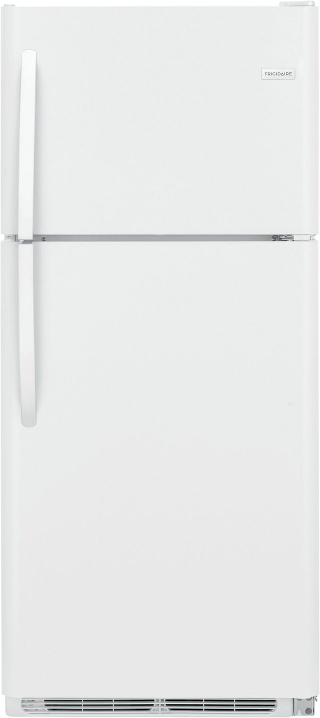 Frigidaire® 20.4 Cu. Ft. Pearl White Top Freezer Refrigerator-0
