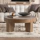 Classic Home Bristol Cafe Brown Round Coffee Table-1