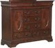 Elements International Chateau Vintage Cherry 7-Drawer Dresser and Mirror-2
