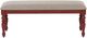 Powell® Trimble Beige/Red Bench-3