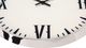 Monarch Specialties Inc. Silver 20" Round Wall Clock with Roman Numerals on White Background-1