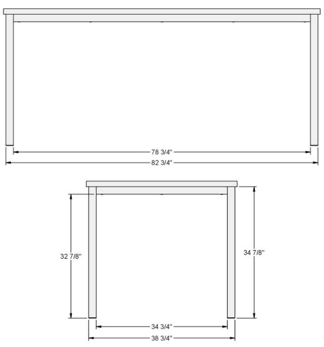 Amisco Customizable Nicholson Counter Table-2