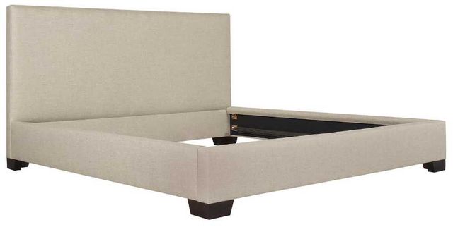 Bernhardt Pryce Espresso Upholstered Panel Bed-1