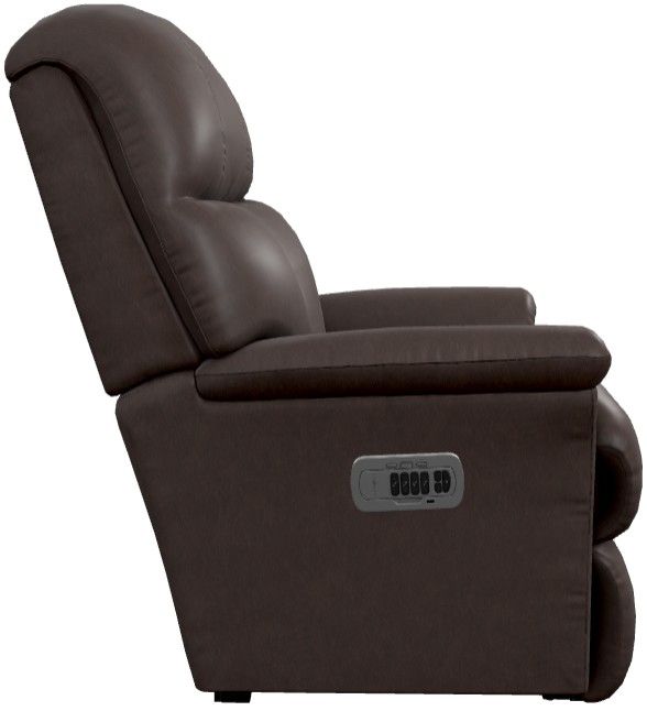 La-Z-Boy® Reed Tobacco Leather Power Wall Recliner with Headrest and Lumbar-3