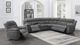 Coaster® Bahrain 6-Piece Charcoal Upholstered Power Sectional-2