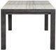 Magnussen Home® Plum Creek White Dining Table with Ravenwood Black Base-3