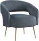 Homelegance® Roslyn Dark Gray Accent Chair-0