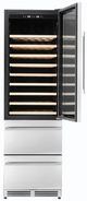 Kucht Professional 24" Stainless Steel Built-In or Freestanding Column Wine Cooler-1