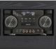 Elements International St.Cloud Black Fireplace with Sound System-4