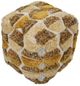 TOV Furniture Sawyer Gold/Natural Tones Tufted Pouf-0
