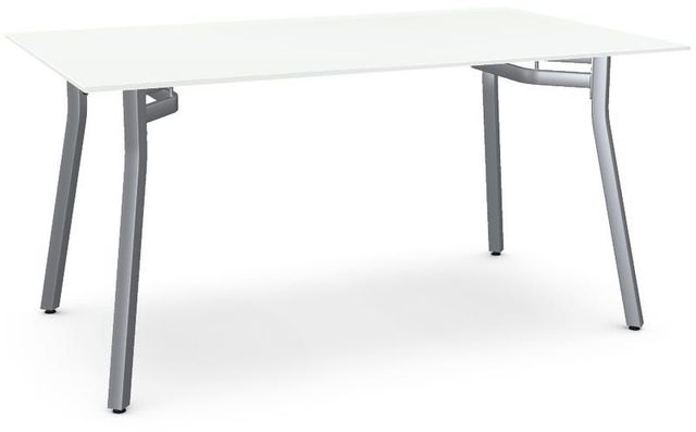 Amisco Moris White Glass Table-0