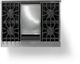 Viking® 5 Series 36" November Sky and Stainless Steel Freestanding Dual Fuel Range-1