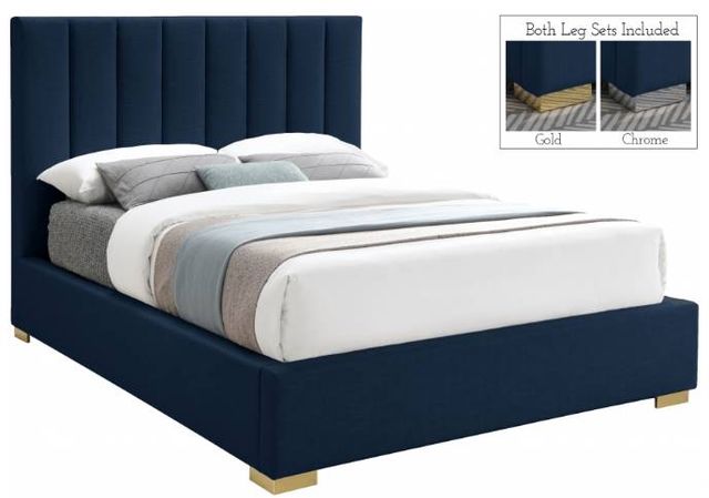 Meridian Furniture Pierce Navy King Bed-0