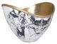 A & B Home Black/Gold/White Bowl -2