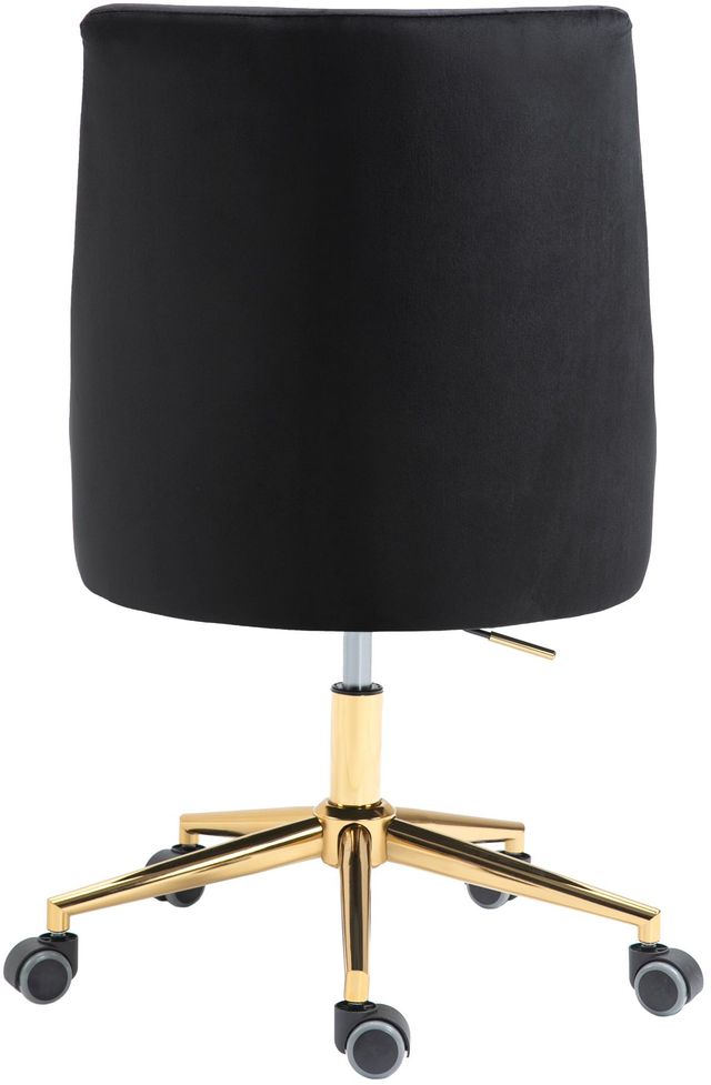 Meridian Furniture Karina Black Velvet Office Chair-1