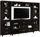 Coaster® Lewes 4-Piece Cappuccino Entertainment Center Set-0