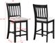 Crown Mark Salvador 5-Piece Black/White Counter Dining Set-3