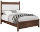 Archbold Furniture Customizable Amish Essentials Callahan Maple Queen Upholstered Panel Bed-0