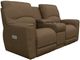 La-Z-Boy® Cassian Suede Power Reclining Loveseat with Console and Headrest-0