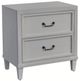 American Woodcrafters 1210 Dunescape White 2-Drawer Nightstand-0