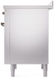 Ilve® Nostalgie II Series 36" Stainless Steel Pro Style Induction Range-2