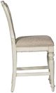 Liberty Furniture Magnolia Manor Antique White/Ivory Counter Chair-4
