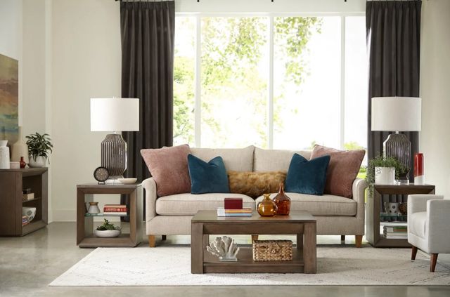 Hammary® Paulson Cocoa Square Coffee Table-1