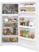 GE® 28" 16.6 Cu. Ft. White Top Freezer Refrigerator-3