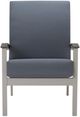 Telescope Casual Customizable Bazza Aluminum/Fabric Outdoor Arm Chair-1