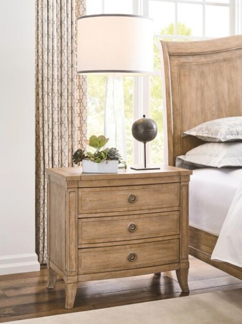 American Drew® Chastain Brown 3-Drawer Nightstand-1