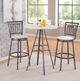 American Woodcrafters Filmore Slate Grey/White Oak 30" Barstool-2