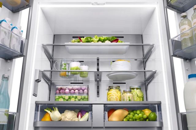 Dacor® 36 in.21.3 Cu. Ft. Panel Ready Built In Counter Depth French Door Refrigerator-6