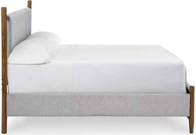 Signature Design by Ashley® Lyncott Gray King Upholstered Panel Bed-2